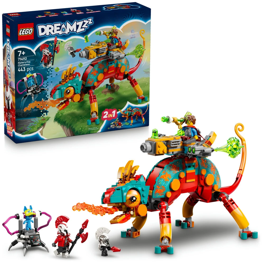LEGO® DREAMZzz™ Mateo ugnies chameleonas Žaislas 71492