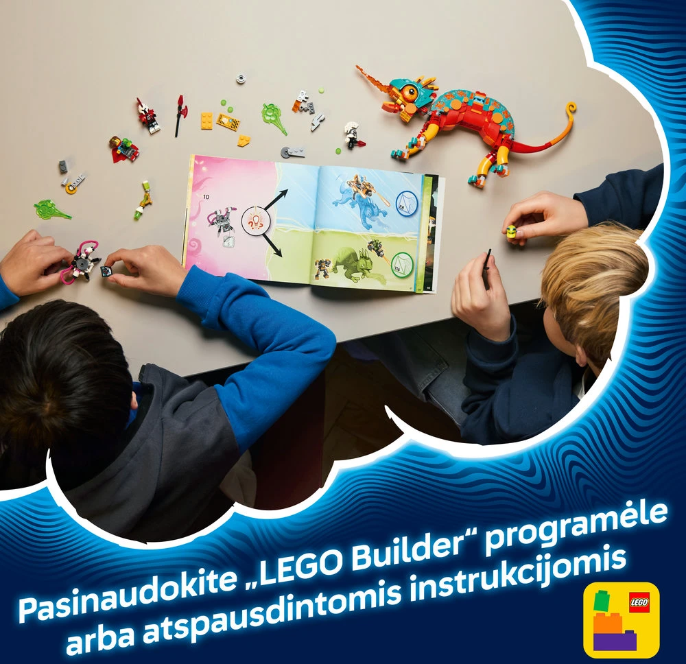 LEGO® DREAMZzz™ Mateo ugnies chameleonas Žaislas 71492