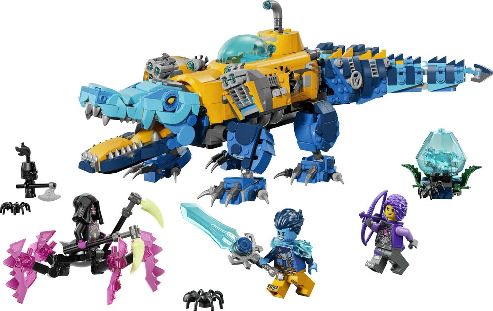 „LEGO® DREAMZzz™“ Povandeninis laivas-krokodilas 71512