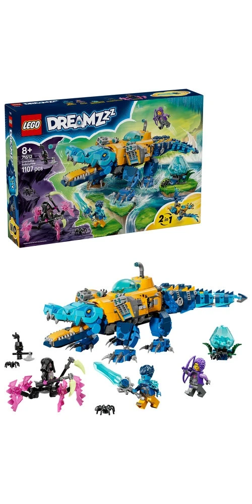 „LEGO® DREAMZzz™“ Povandeninis laivas-krokodilas 71512