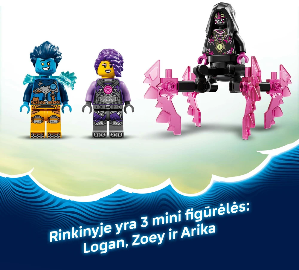 „LEGO® DREAMZzz™“ Povandeninis laivas-krokodilas 71512