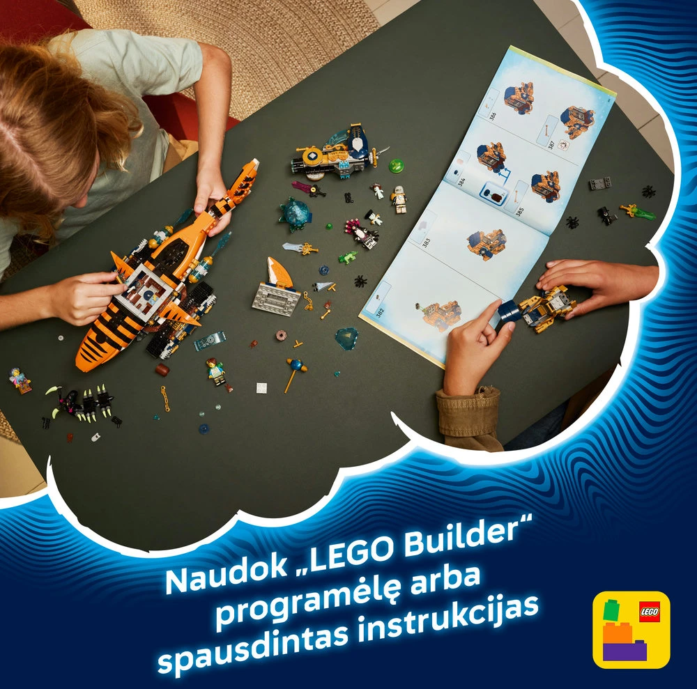 „LEGO® DREAMZzz™“ Ryklių tanko-tigro rinkinys 71515