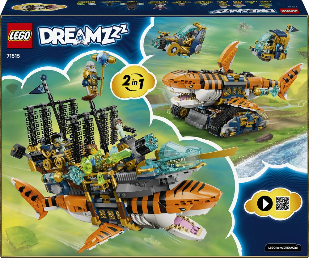 „LEGO® DREAMZzz™“ Ryklių tanko-tigro rinkinys 71515