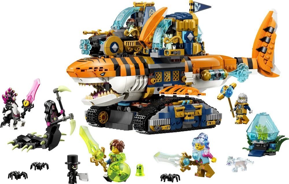 „LEGO® DREAMZzz™“ Ryklių tanko-tigro rinkinys 71515