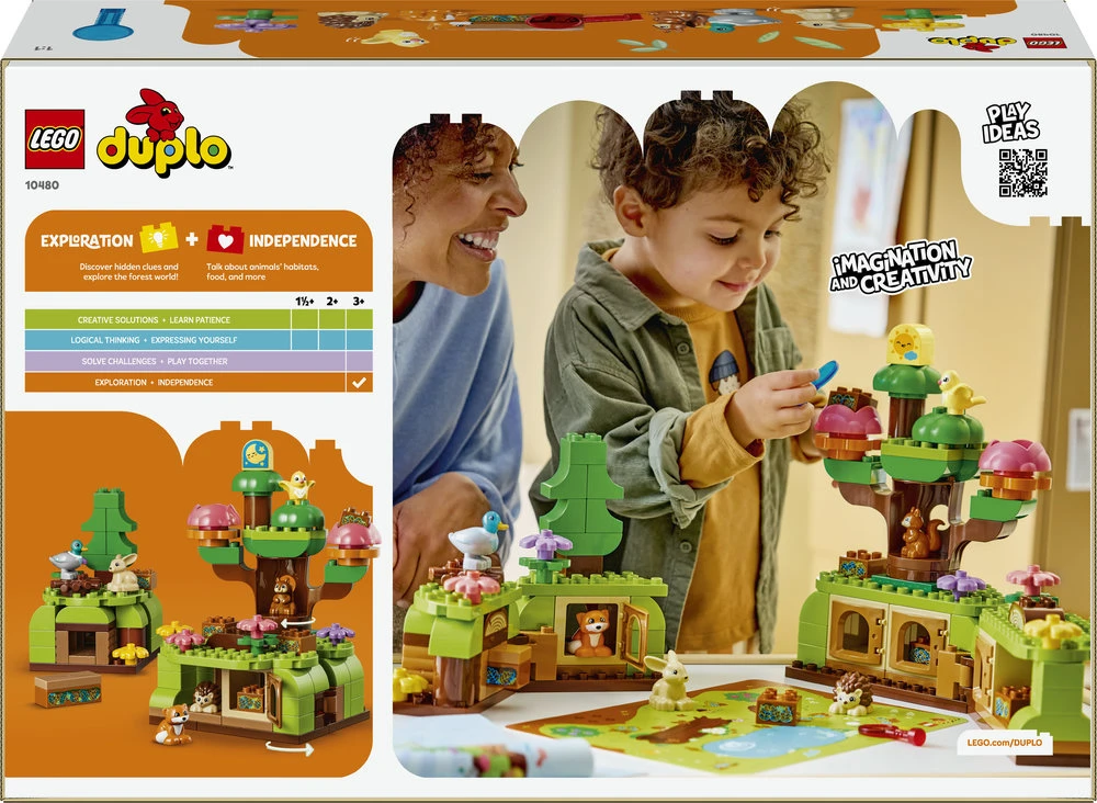 LEGO® DUPLO® Atradimų miškas su laukiniais gyvūnais 10480