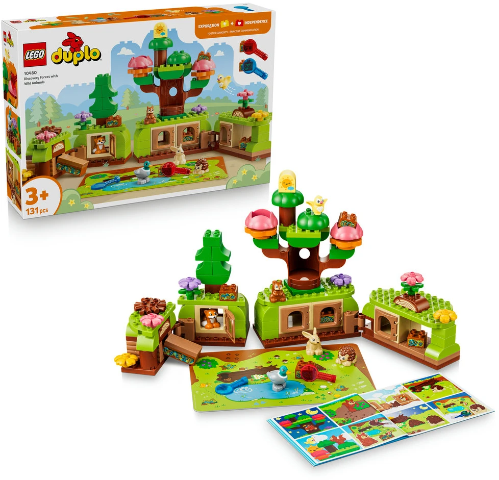 LEGO® DUPLO® Atradimų miškas su laukiniais gyvūnais 10480