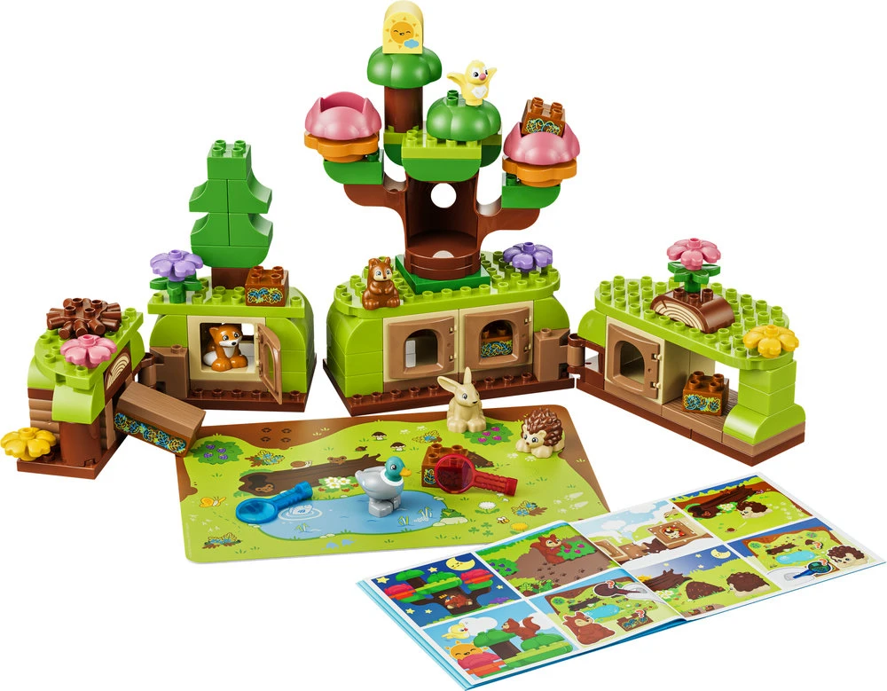 LEGO® DUPLO® Atradimų miškas su laukiniais gyvūnais 10480