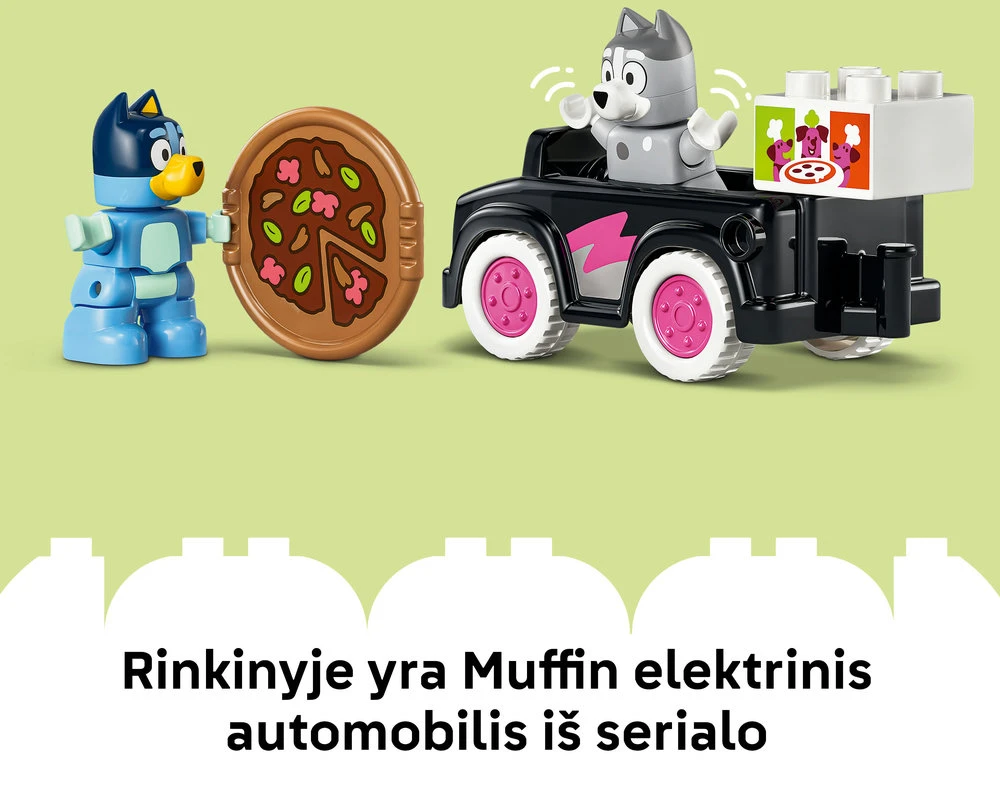 LEGO® DUPLO® Bluey „Picų pardavėjos“ su Muffin ir Bluey 10469