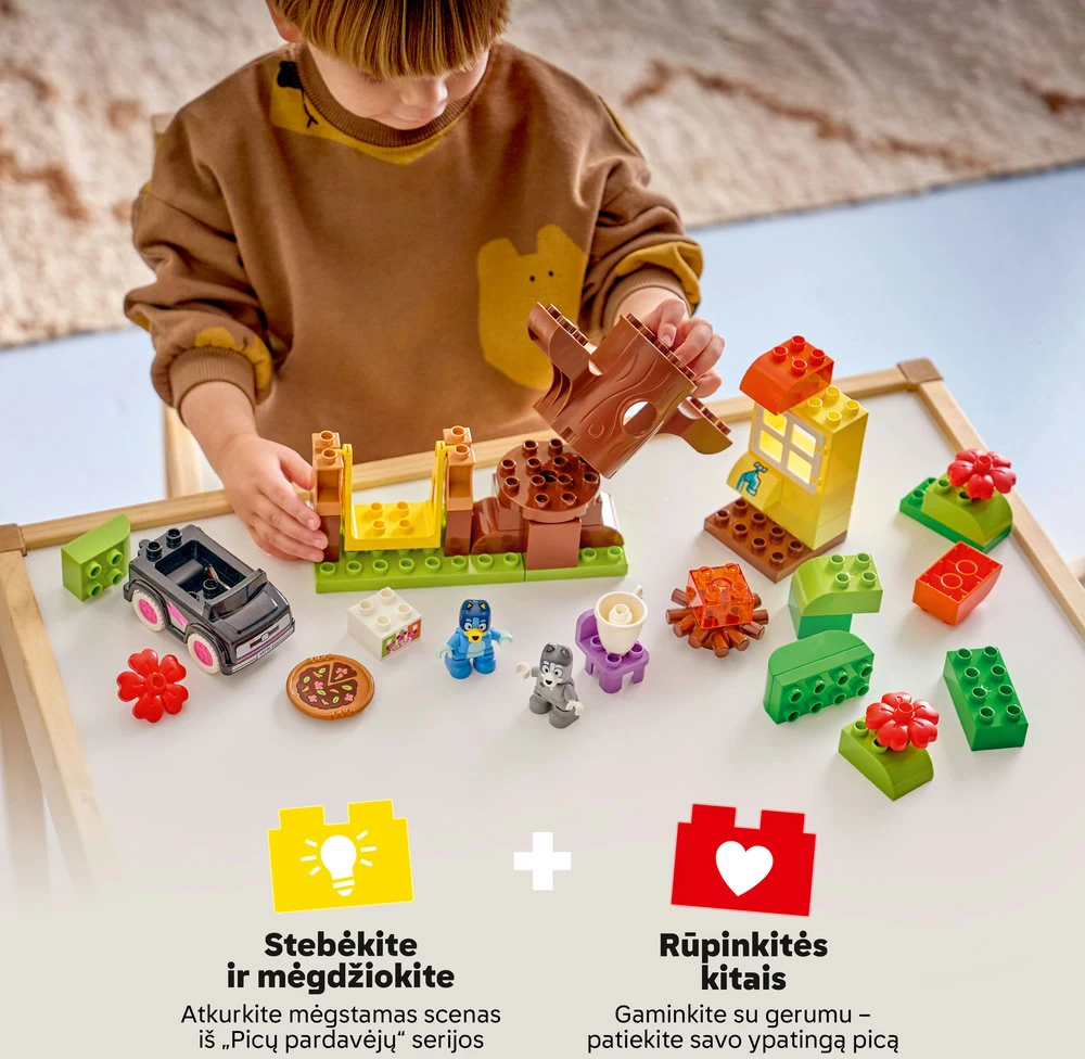 LEGO® DUPLO® Bluey „Picų pardavėjos“ su Muffin ir Bluey 10469