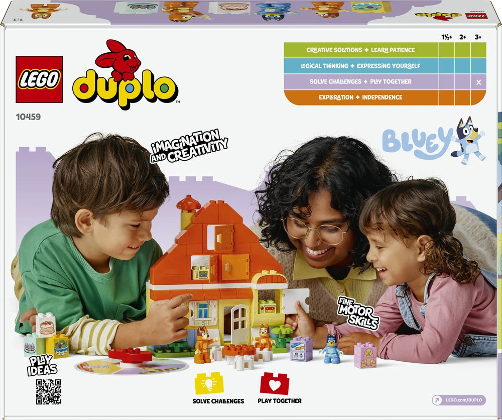 LEGO® DUPLO Bluey šeimos namas su atminties žaidimu (10459)