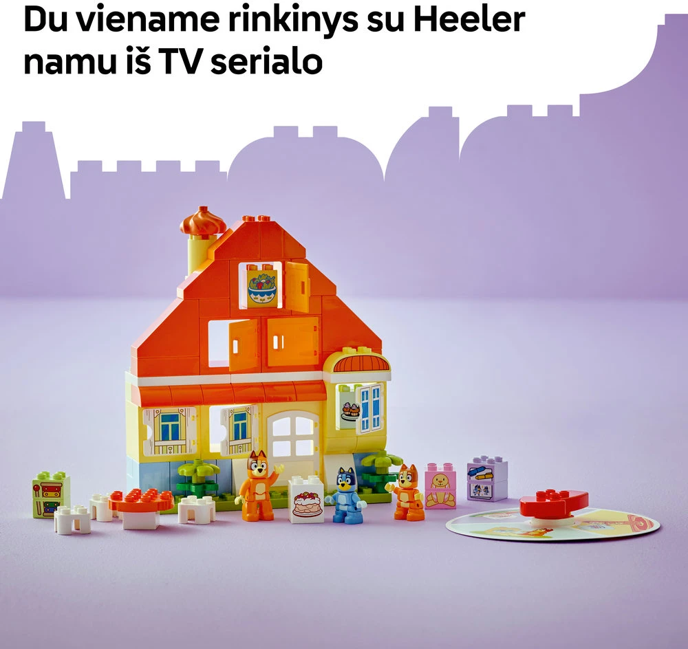 LEGO® DUPLO Bluey šeimos namas su atminties žaidimu (10459)