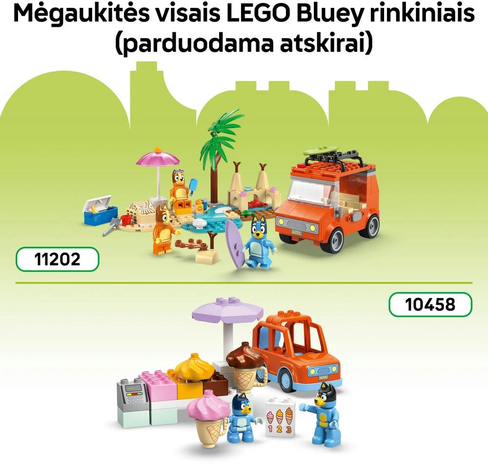 LEGO® DUPLO Bluey šeimos namas su atminties žaidimu (10459)