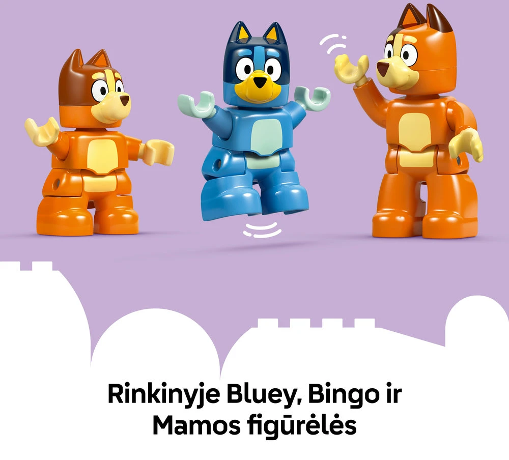LEGO® DUPLO Bluey šeimos namas su atminties žaidimu (10459)