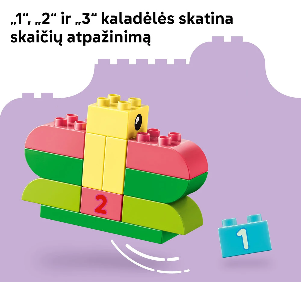 LEGO® DUPLO® Classic Spalvinga kūrybiška dėžė Žaislas 10479