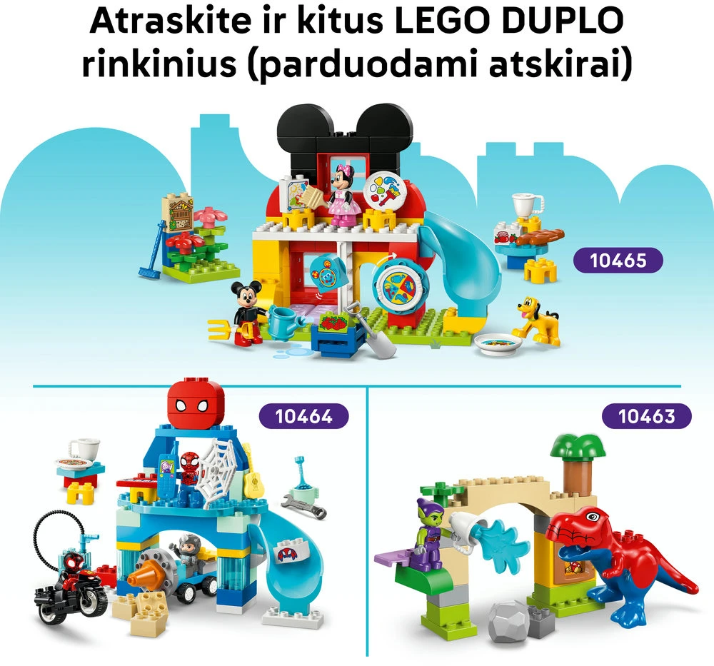 LEGO® DUPLO® | Disney „Ledo šalies“ kūrybiška dėžė su Elza ir Olafu 10462