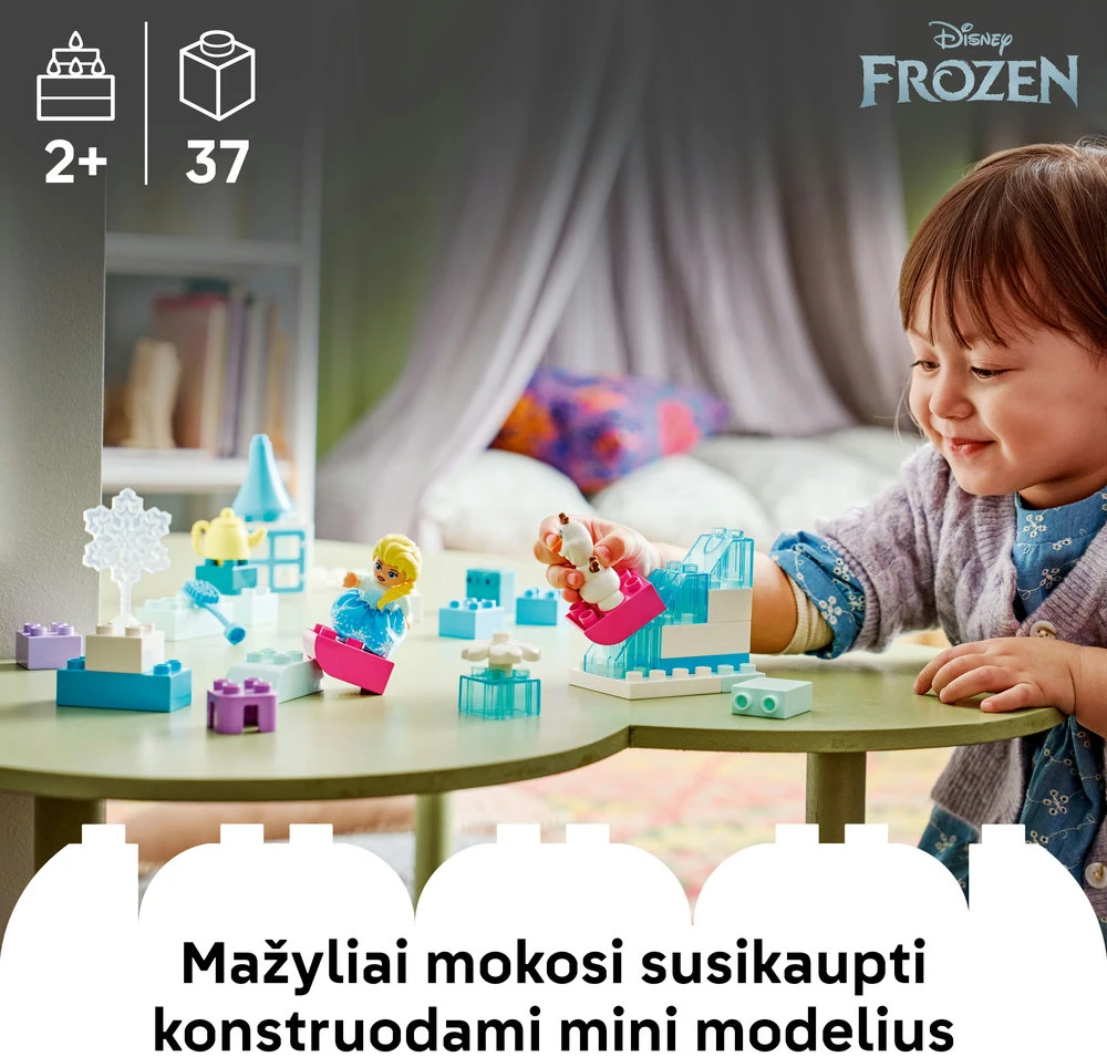 LEGO® DUPLO® | Disney „Ledo šalies“ kūrybiška dėžė su Elza ir Olafu 10462