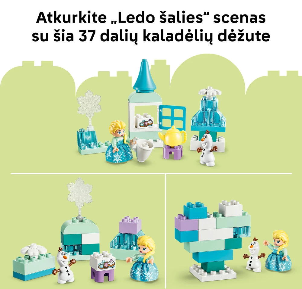 LEGO® DUPLO® | Disney „Ledo šalies“ kūrybiška dėžė su Elza ir Olafu 10462