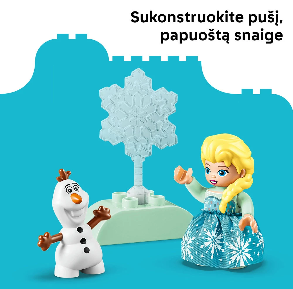 LEGO® DUPLO® | Disney „Ledo šalies“ kūrybiška dėžė su Elza ir Olafu 10462