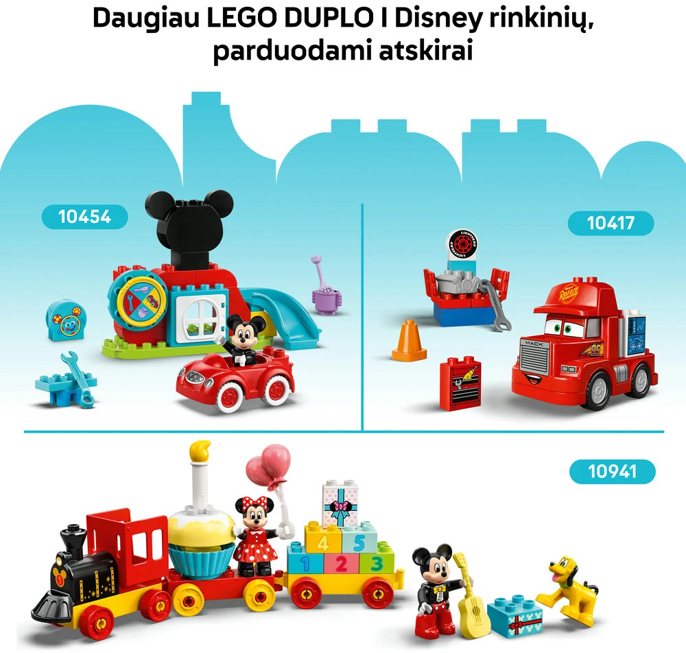 LEGO® DUPLO Mikės Pūkuotuko gimtadienio šventė (10457)