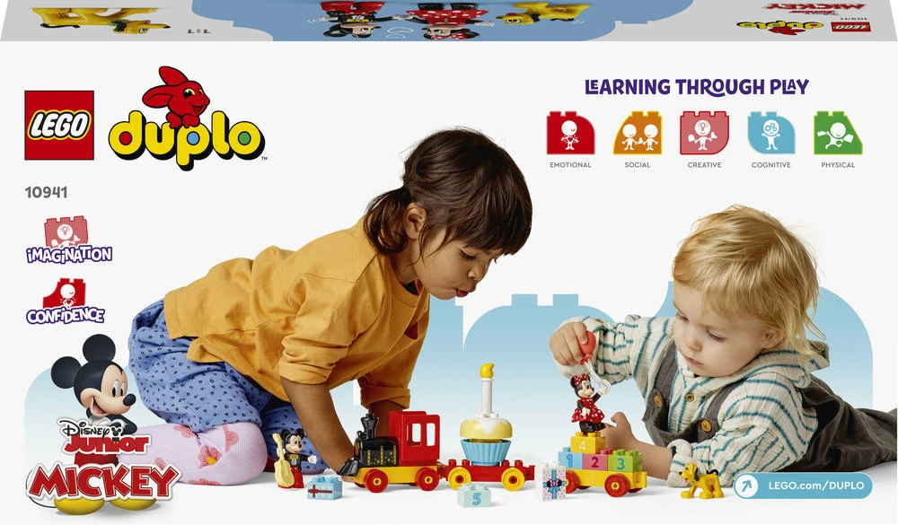 LEGO® DUPLO® ǀ Disney Mikio ir Minės gimtadienio traukinys (10941) 10941
