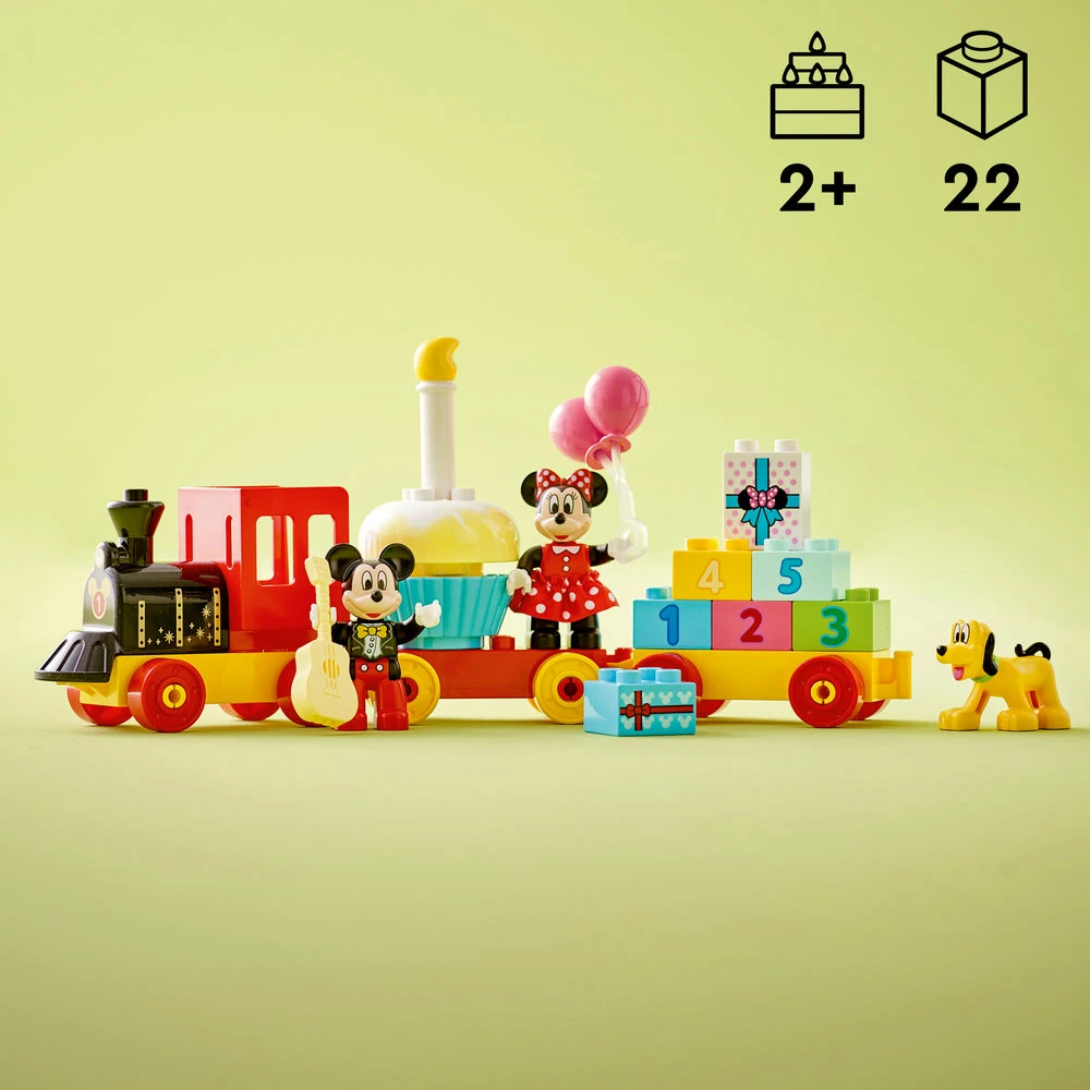 LEGO® DUPLO® ǀ Disney Mikio ir Minės gimtadienio traukinys (10941) 10941