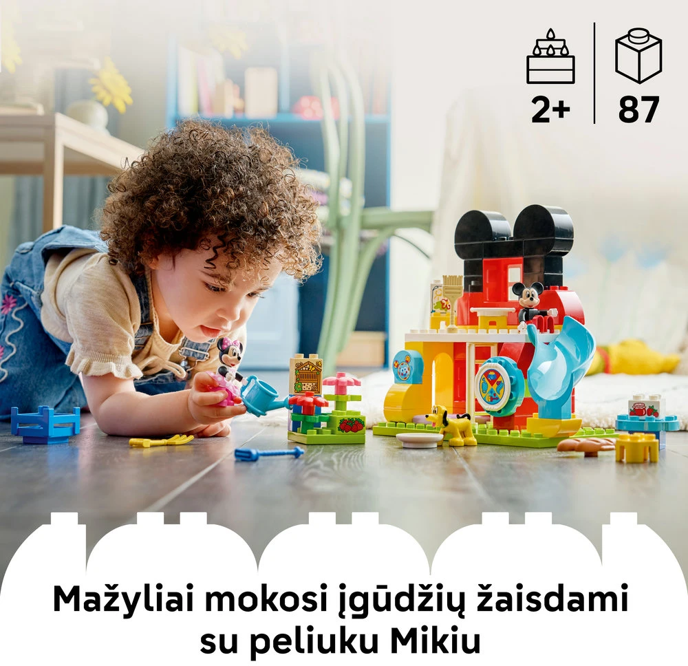LEGO® DUPLO® Peliuko Mikio klubas su Mine ir Plutu, 10465