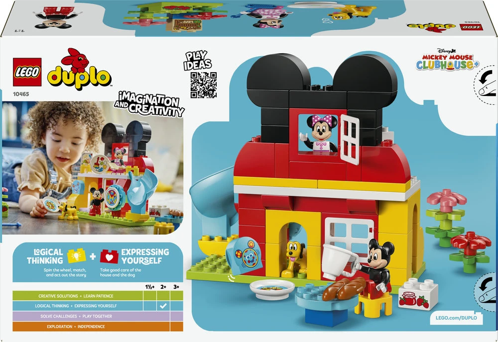 LEGO® DUPLO® Peliuko Mikio klubas su Mine ir Plutu, 10465