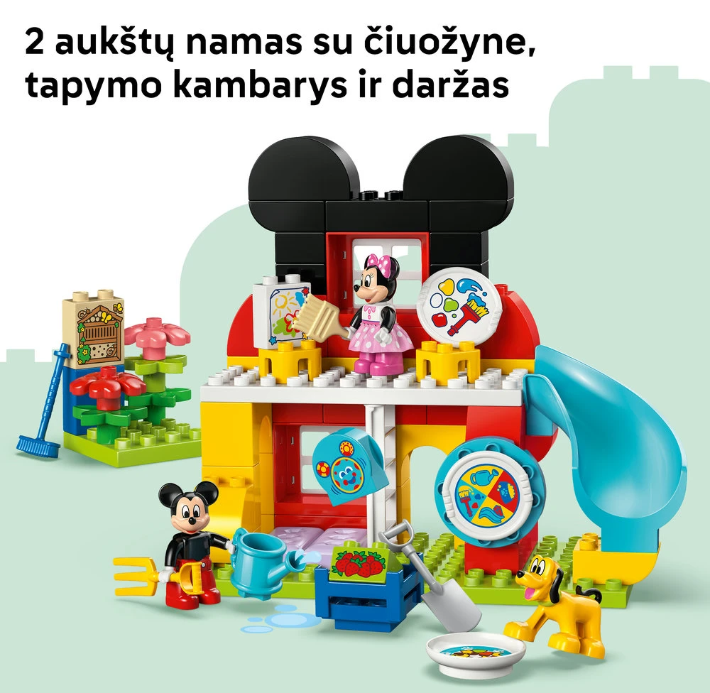 LEGO® DUPLO® Peliuko Mikio klubas su Mine ir Plutu, 10465