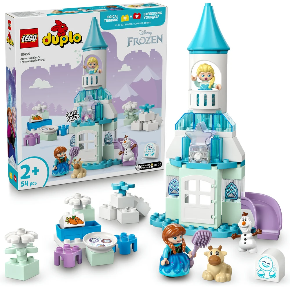 LEGO® DUPLO Disney Vakarėlis Anos ir Elzos „Ledo šalies“ pilyje (10455)