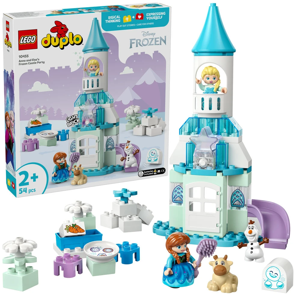 LEGO® DUPLO Disney Vakarėlis Anos ir Elzos „Ledo šalies“ pilyje (10455)
