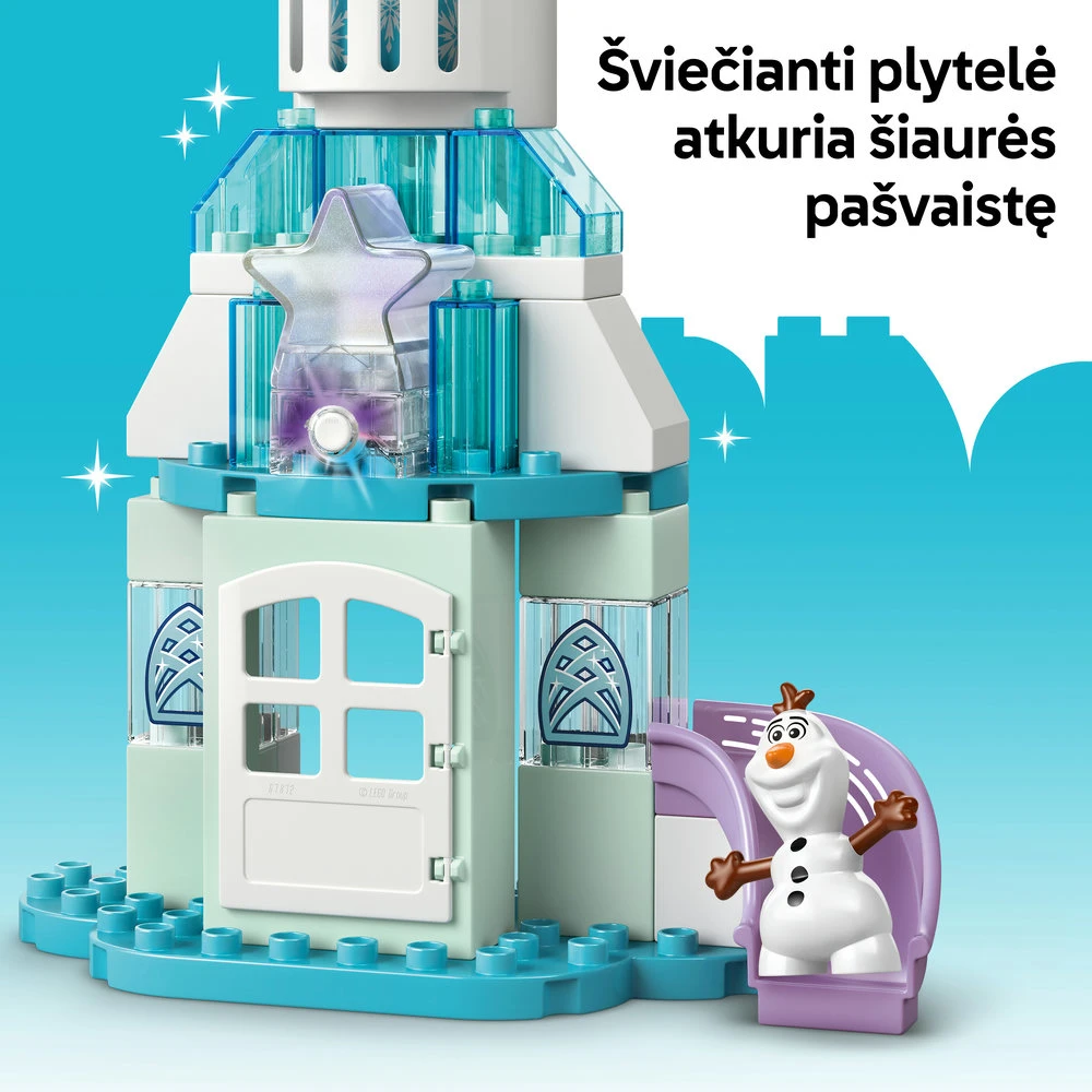 LEGO® DUPLO Disney Vakarėlis Anos ir Elzos „Ledo šalies“ pilyje (10455)