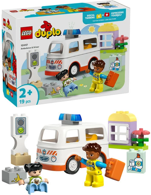 LEGO® DUPLO Greitoji pagalba ir vairuotojas (10447)