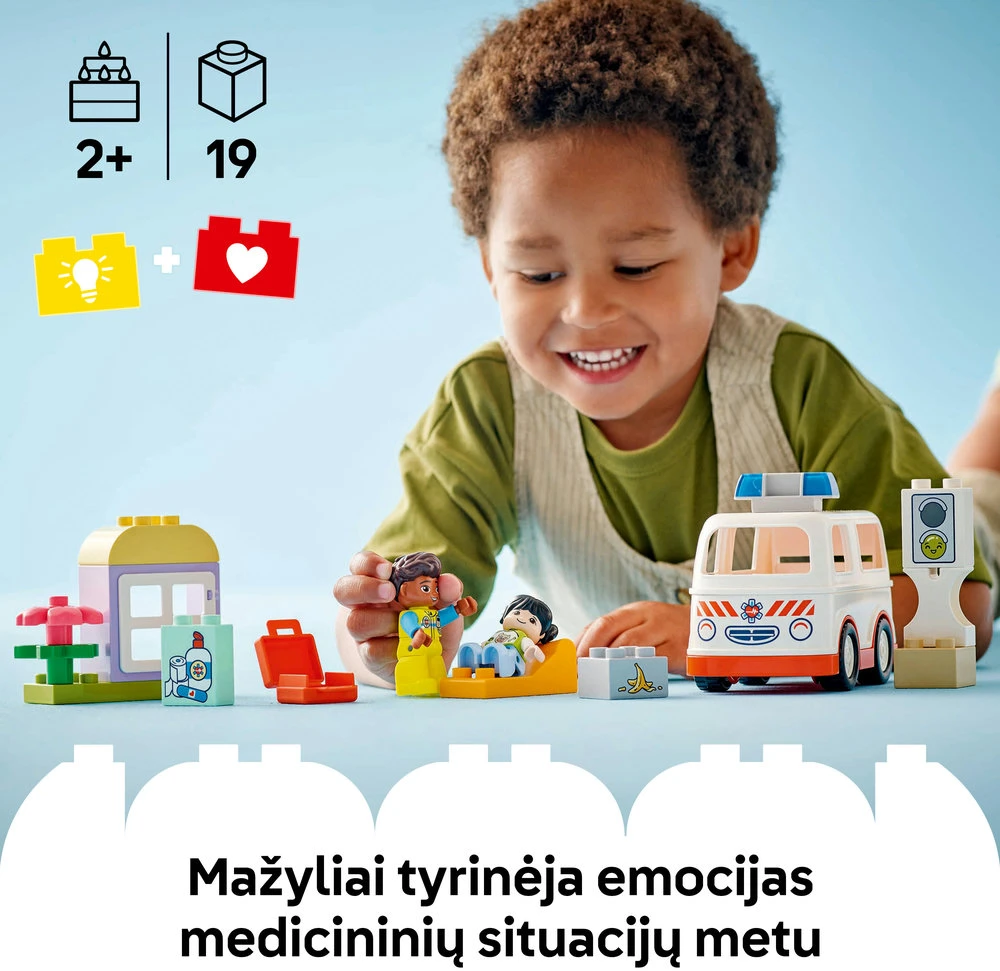LEGO® DUPLO Greitoji pagalba ir vairuotojas (10447)