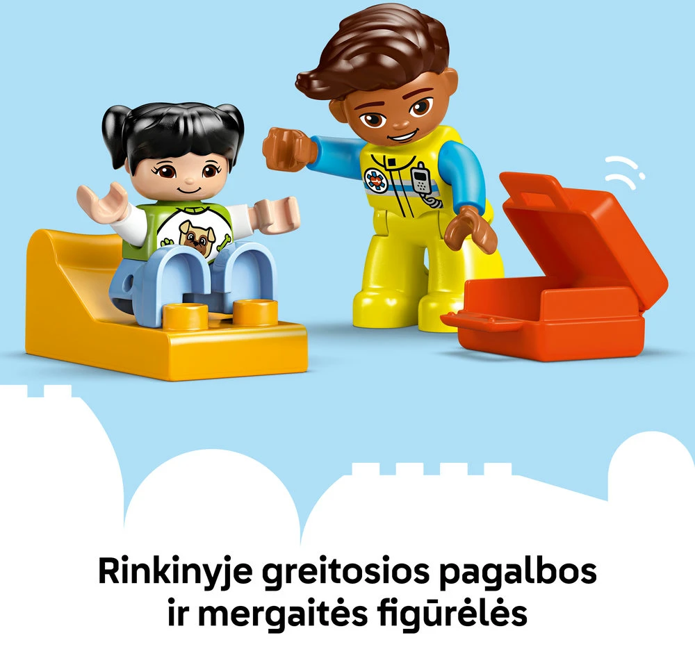 LEGO® DUPLO Greitoji pagalba ir vairuotojas (10447)