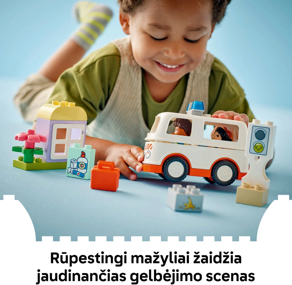LEGO® DUPLO Greitoji pagalba ir vairuotojas (10447)