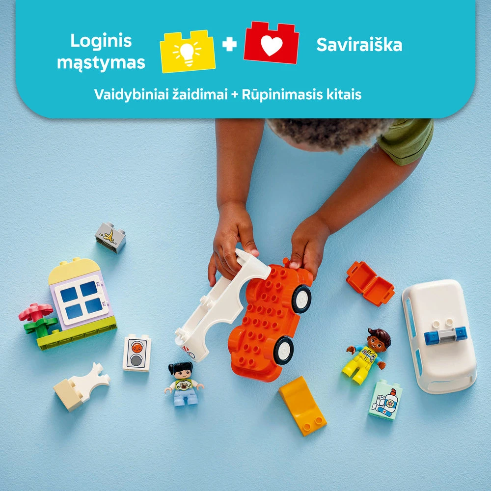 LEGO® DUPLO Greitoji pagalba ir vairuotojas (10447)