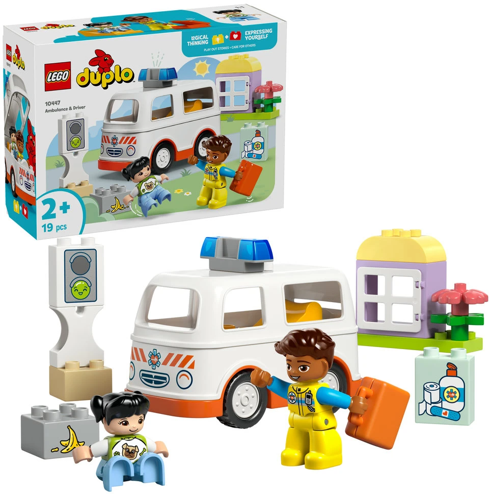 LEGO® DUPLO Greitoji pagalba ir vairuotojas (10447)