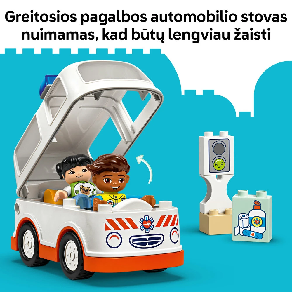 LEGO® DUPLO Greitoji pagalba ir vairuotojas (10447)