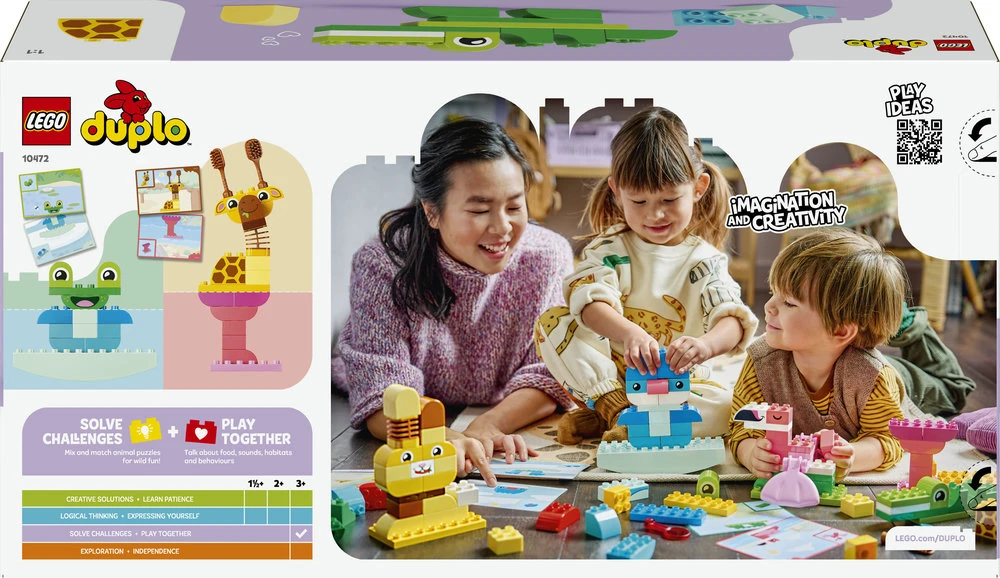 LEGO® DUPLO® Gyvūnų konstravimo žaidimas. Žaislas - 10472