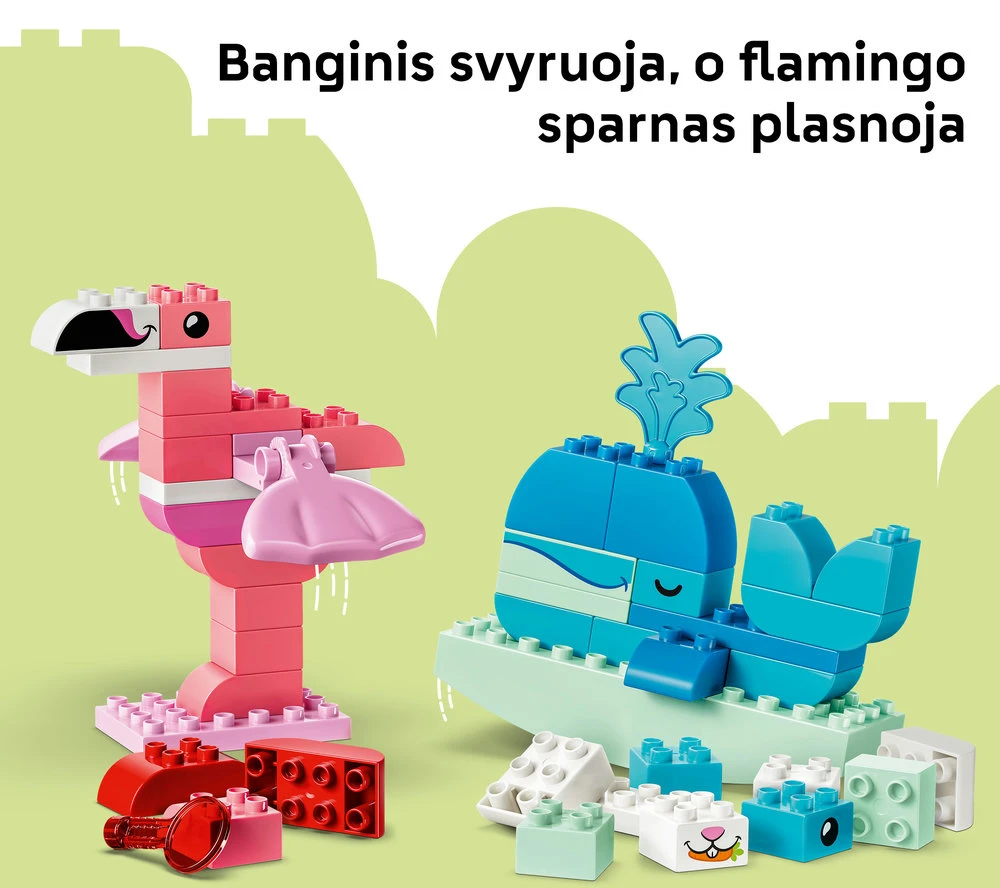 LEGO® DUPLO® Gyvūnų konstravimo žaidimas. Žaislas - 10472