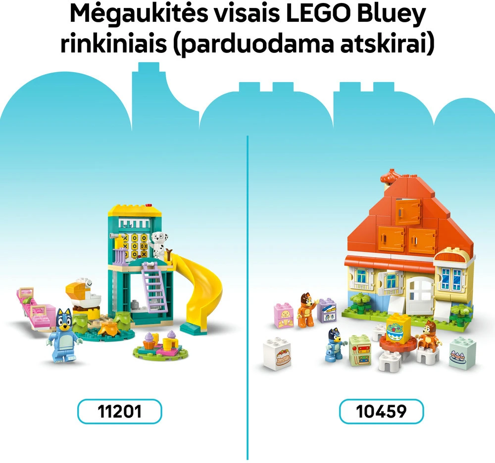 LEGO® DUPLO® Išvyka į ledainę su Bluey Žaislas 10458