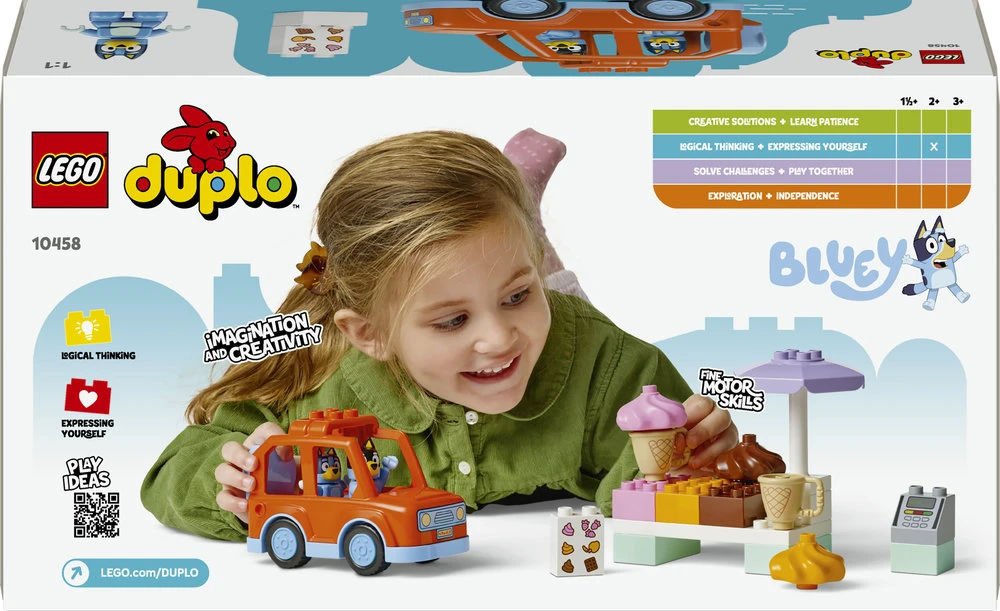 LEGO® DUPLO® Išvyka į ledainę su Bluey Žaislas 10458