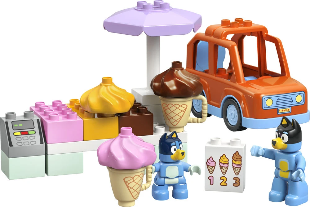 LEGO® DUPLO® Išvyka į ledainę su Bluey Žaislas 10458