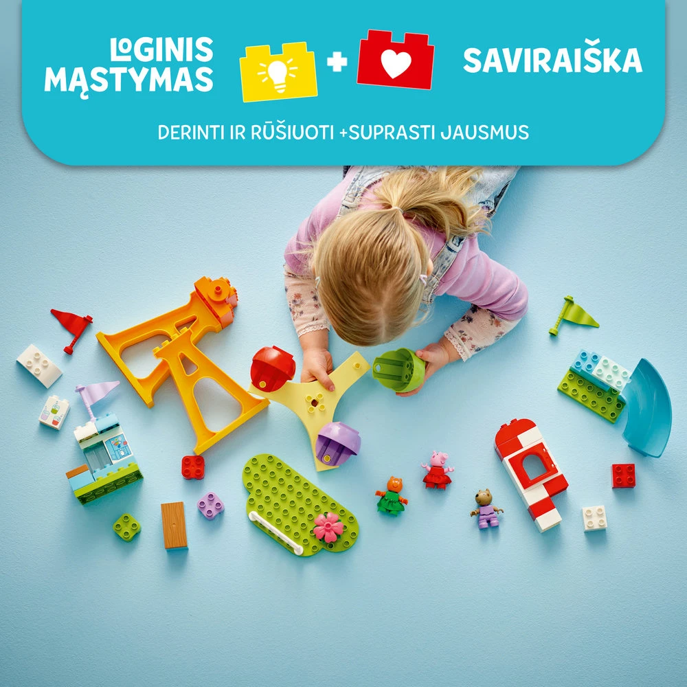 LEGO® DUPLO Peppa Pig Atrakcionai (10453)