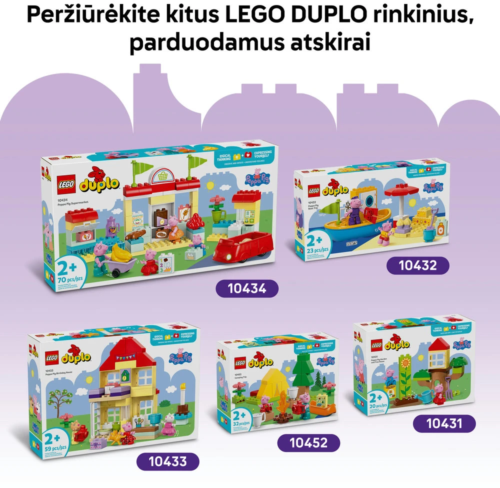 LEGO® DUPLO Peppa Pig Atrakcionai (10453)