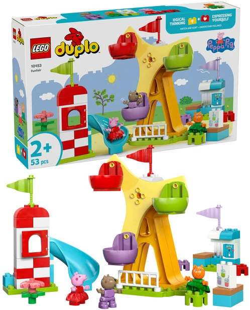 LEGO® DUPLO Peppa Pig Atrakcionai (10453)
