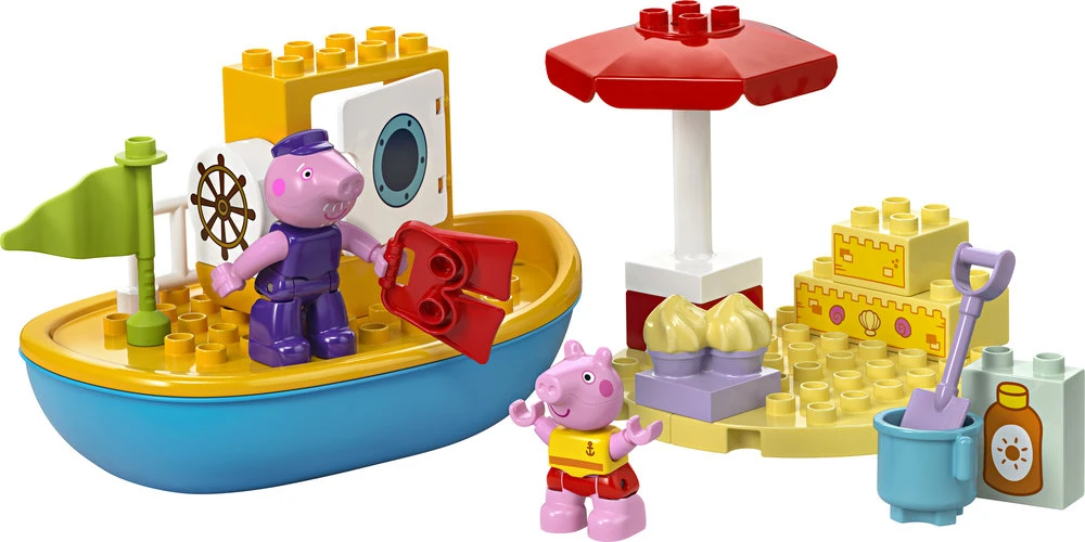 LEGO® Duplo Kiaulytės Pepos kelionė laivu (10432)