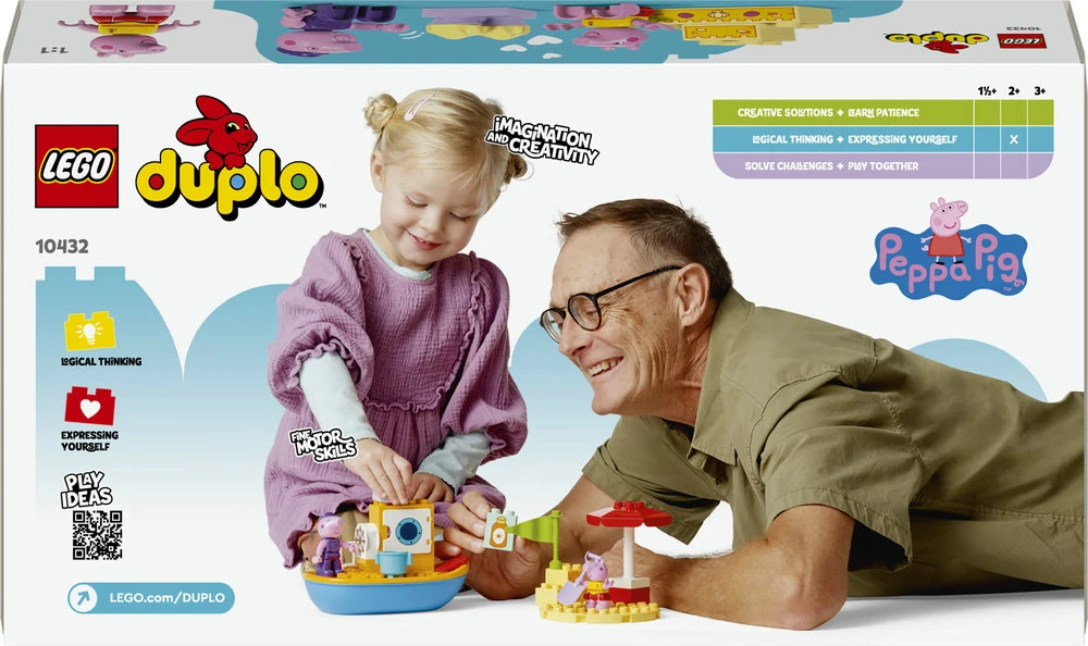 LEGO® Duplo Kiaulytės Pepos kelionė laivu (10432)