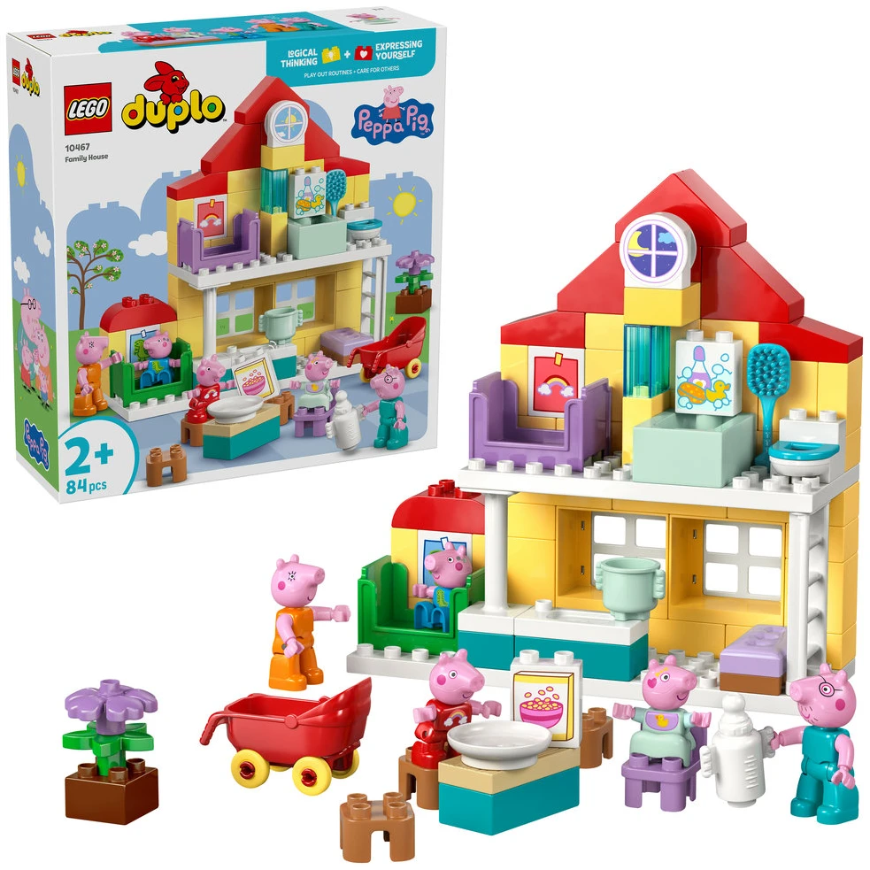 LEGO®DUPLO® Kiaulytės Pepos šeimos namas, 10467
