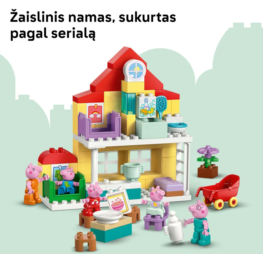 LEGO®DUPLO® Kiaulytės Pepos šeimos namas, 10467
